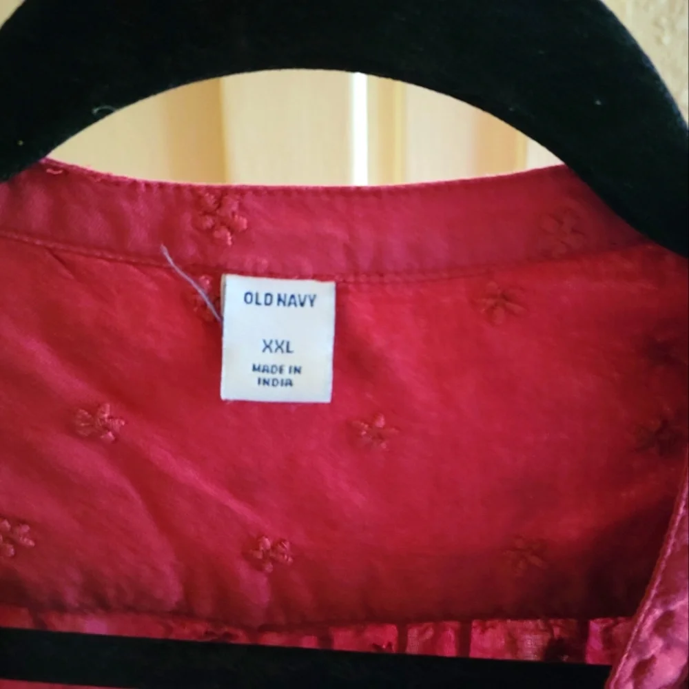 Old Navy cotton peasant blouse - Picture 3 of 3